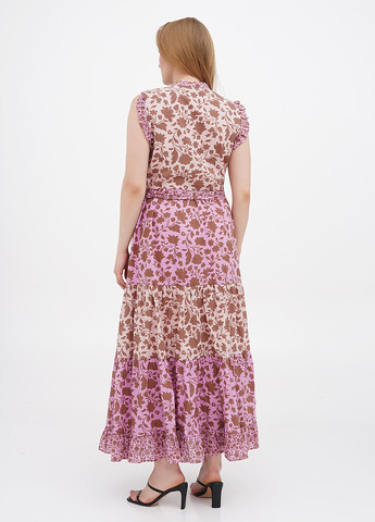 Комбинированное кэжуал платье оверсайз Boden с цветочным принтом