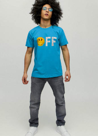 Світло-синя футболка чоловіча YAPPI