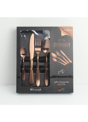 Набір столових приборів BLACK ROSE Collection 24 предмети Berlinger Haus (252788132)