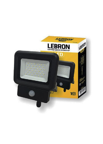 Прожектор Lebron LF-10S, 10W 6500K ІР65 17-12-10 Led чорний