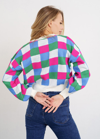 Зеленый демисезонный свитер женский джемпер ISSA PLUS WN20-341