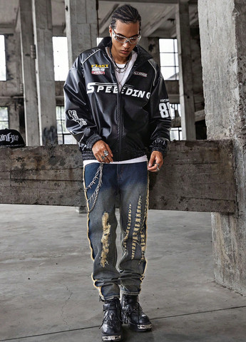 Чорна демісезонна куртка SHEIN