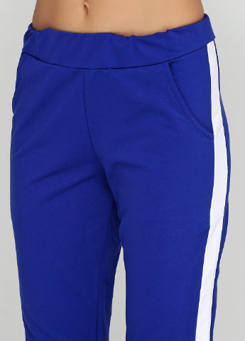 Синие спортивные демисезонные зауженные брюки Radda