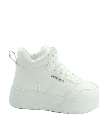 Зимние ботинки No Brand с белой подошвой из искусственной кожи