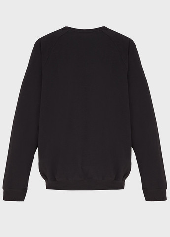 Черный свитшот Calvin Klein логотип без декора (328209676)