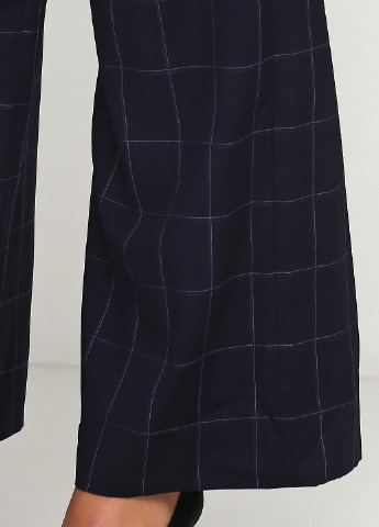 Темно-синие классические демисезонные прямые брюки Paul & Joe