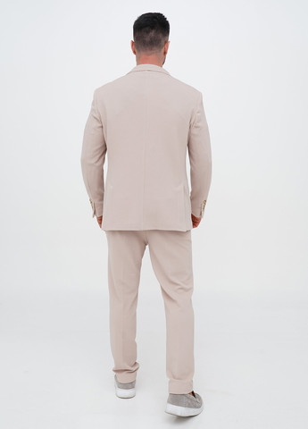 Бежевий демісезонний костюм (піджак, штани) брючний Trend Collection