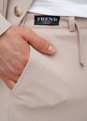 Бежевий демісезонний костюм (піджак, штани) брючний Trend Collection