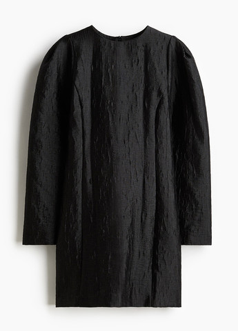 Черное вечернее, кэжуал платье H&M однотонное