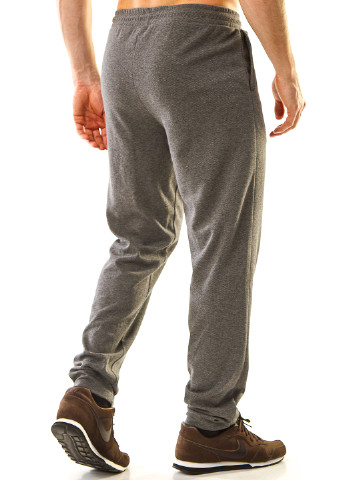 Серо-коричневые спортивные демисезонные джоггеры брюки Demma