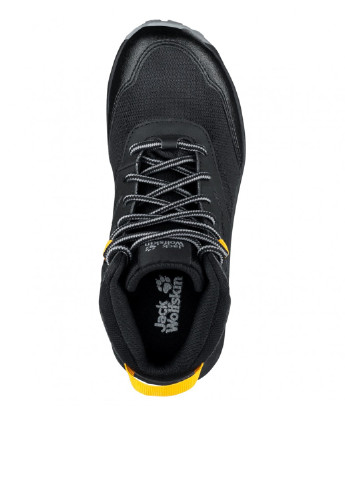 Черные спортивные осенние ботинки Jack Wolfskin