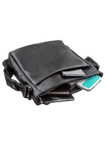 Чоловіча шкіряна сумка 22х21х7,5 см Shvigel (229460592)