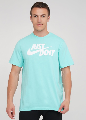 Блакитна футболка Nike Nsw Tee Just Do It Swoosh