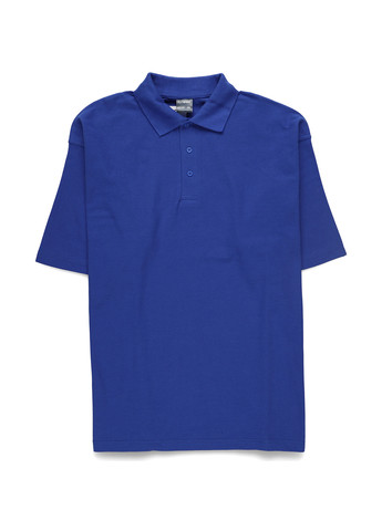 Синяя футболка-поло для мужчин UNEEK однотонная