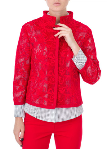 Красный кэжуал пиджак Blue Joint - с цветочным узором - летний