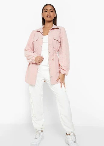 Розовая демисезонная куртка Boohoo