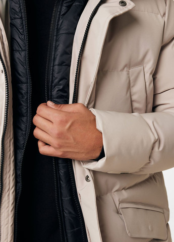 Бежевая зимняя куртка Mexx