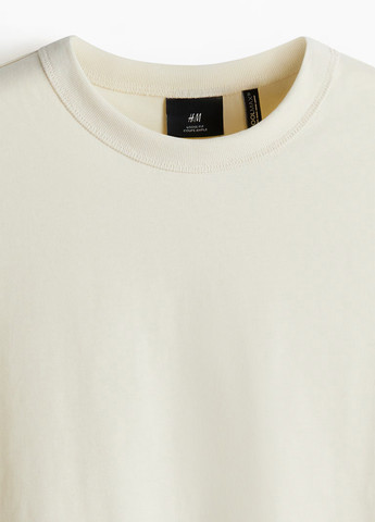 Кремовая футболка H&M