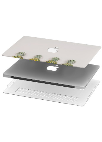 Чохол пластиковий для Apple MacBook Air 13 A1466 / A1369 Ананаси (Pineapple) (6351-1738) MobiPrint (218539419)