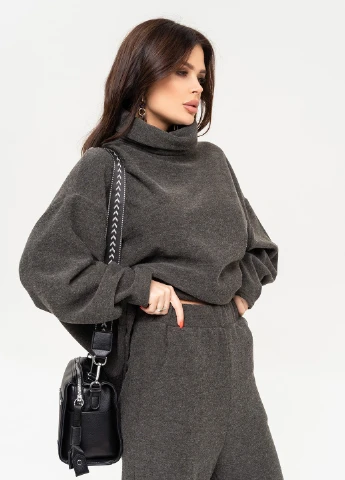 Жіночий теплий спортивний костюм ISSA PLUS 13645 (256550248)