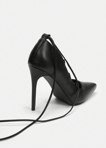 SHEIN Туфли черный з искусственная кожа, полиуретан, китай — демисезон (365439643)