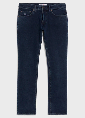 Темно-синие демисезонные прямые джинсы Tommy Jeans