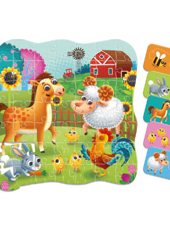 Пазлы в дой-пак упаковке 2 в 1 «Ферма» RK1140-05 Roter Kafer (255345024)