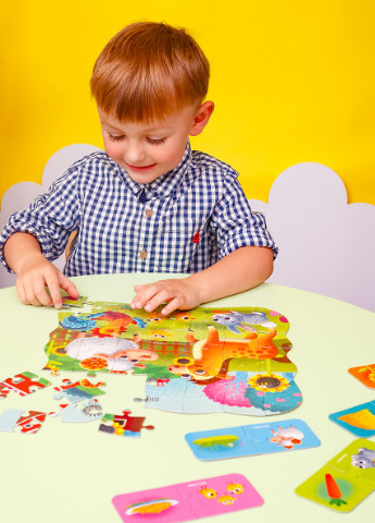 Пазлы в дой-пак упаковке 2 в 1 «Ферма» RK1140-05 Roter Kafer (255345024)