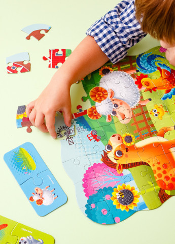 Пазлы в дой-пак упаковке 2 в 1 «Ферма» RK1140-05 Roter Kafer (255345024)