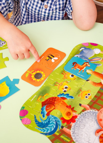 Пазлы в дой-пак упаковке 2 в 1 «Ферма» RK1140-05 Roter Kafer (255345024)