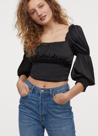 Чорна блуза H&M