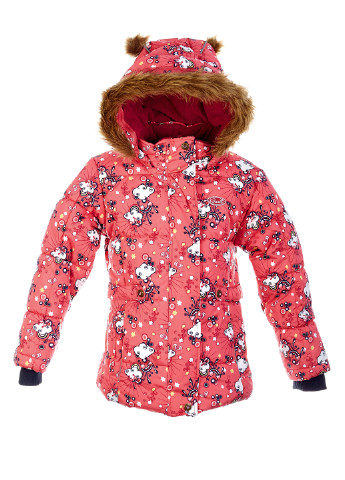 Кораловий зимній комплект (куртка, напівкомбінезон) Gusti Boutique
