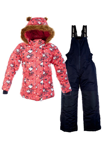 Коралловый зимний комплект (куртка, полукомбинезон) Gusti Boutique