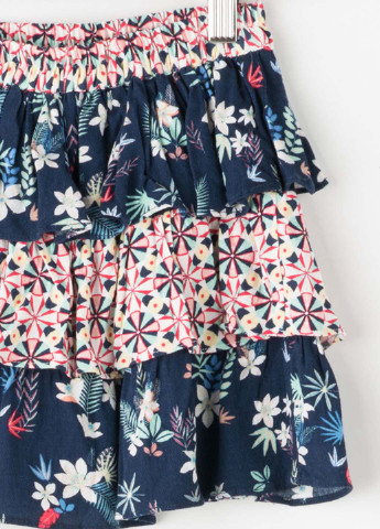 Разноцветная кэжуал цветочной расцветки юбка Pepe Jeans мини