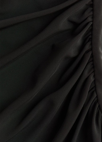 Черное кэжуал платье H&M однотонное