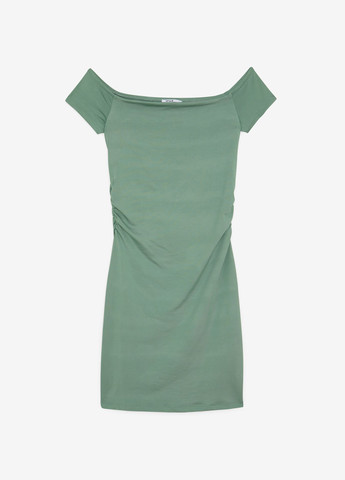 М'ятна кежуал сукня з відкритими плечима Jennyfer однотонна