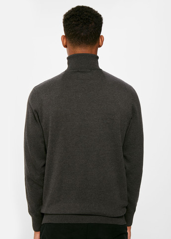 Темно-серый демисезонный свитер Springfield