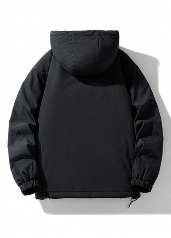 Черная демисезонная куртка SHEIN