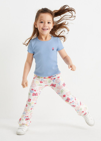 Комбинированная летняя футболка (2 шт.) C&A