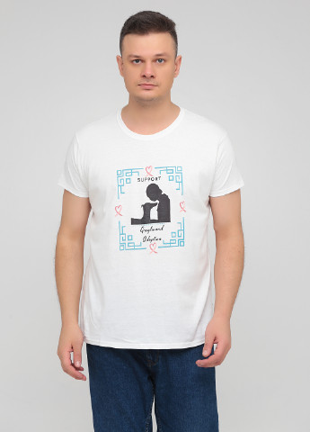Молочна футболка Gildan