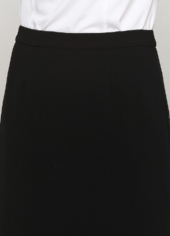 Черная кэжуал однотонная юбка BRANDTEX CLASSIC тюльпан