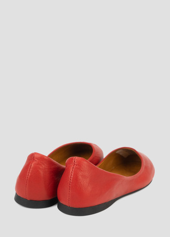 Жіночі балетки Viscala | червоні однотонні без декору натуральна шкіра (299501188)