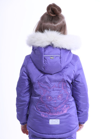 Фиолетовая зимняя куртка Kat