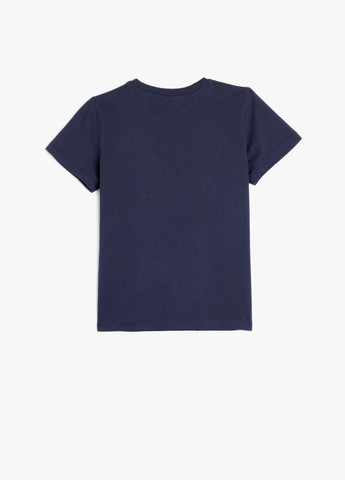 Темно-синяя летняя футболка KOTON