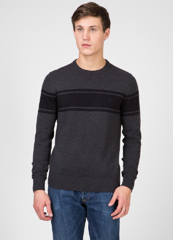 Серый демисезонный свитер джемпер Calvin Klein