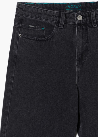 Темно-серые демисезонные мешковатые джинсы Cropp