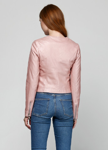 Светло-розовая демисезонная куртка Zilanliya