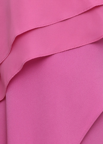 Фуксиновое (цвета Фуксия) кэжуал платье а-силуэт Sassofono однотонное