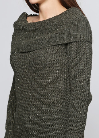 Оливковий (хакі) зимовий светр Senza Nome