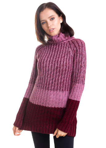 Світло-бордовий зимовий светр жіночий Bakhur